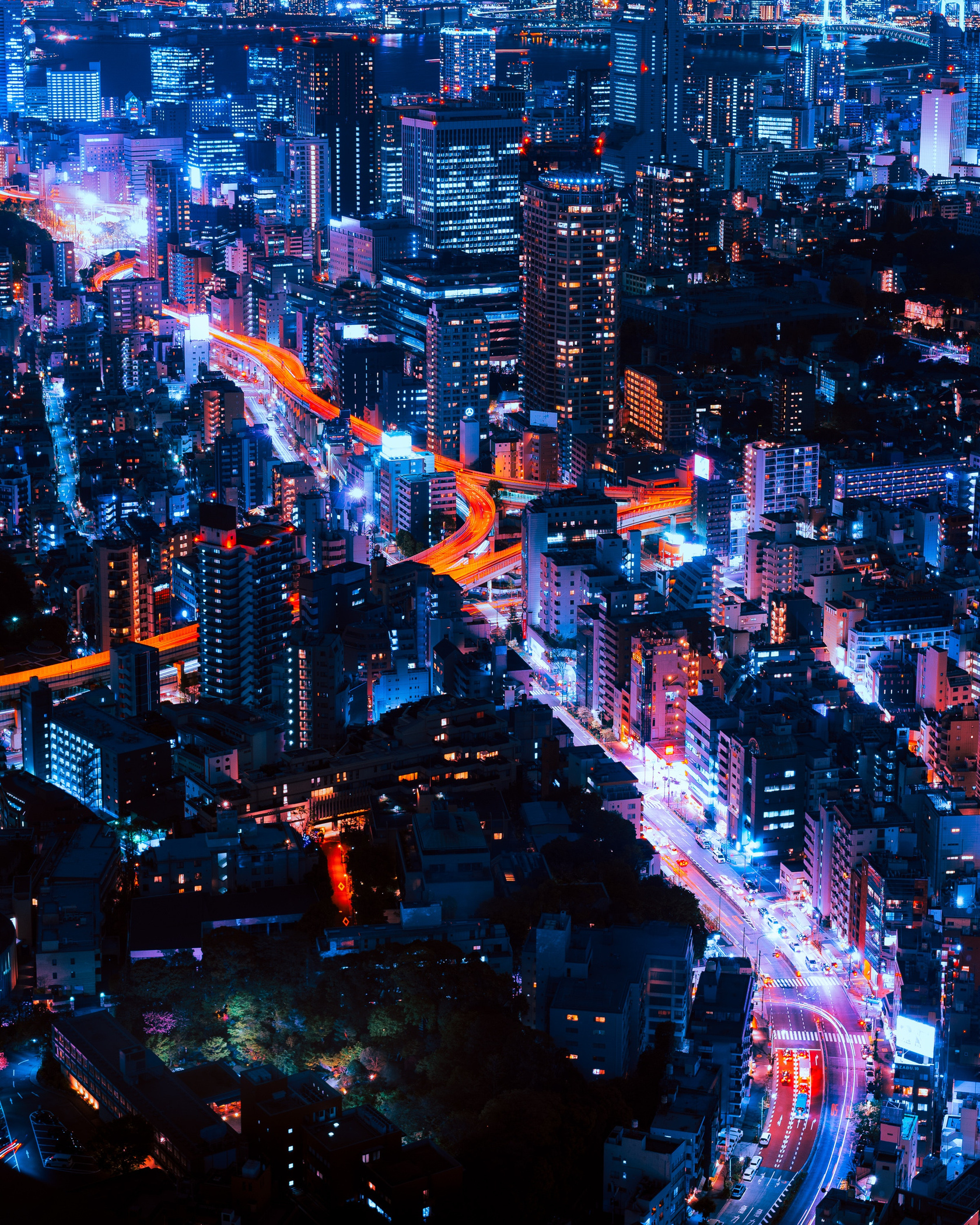 Neon City Light View